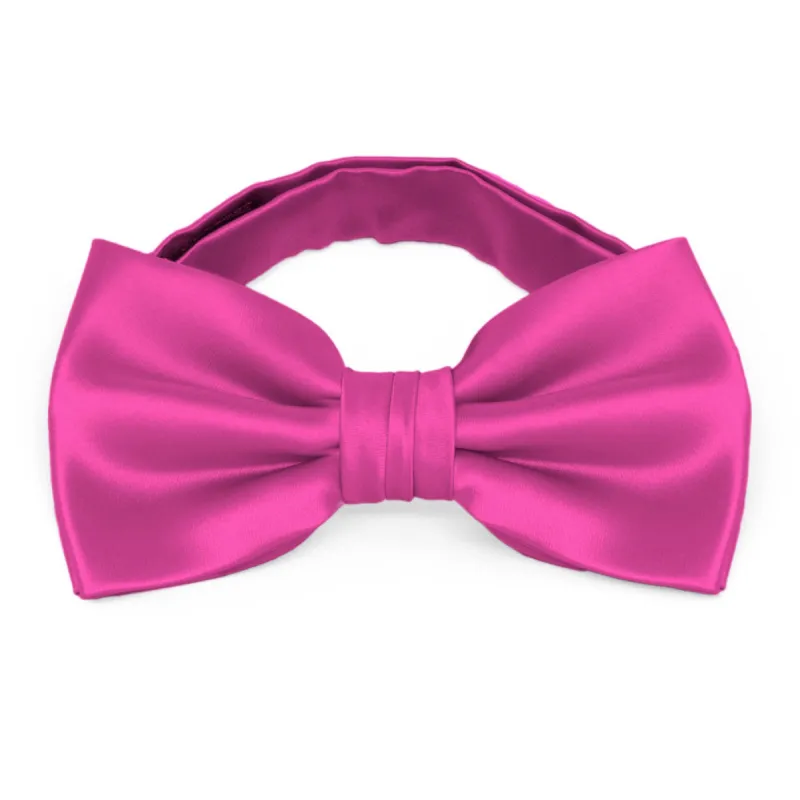 Magenta Premium Bow Tie sold by TieMart