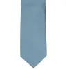 Serene Blue Premium Solid Color Necktie sold by TieMart