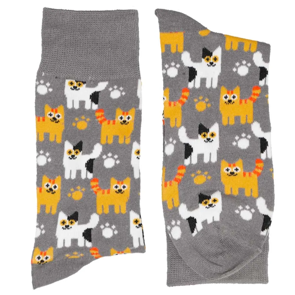 Men's Kitten Socks sold by TieMart product image thumbnail 2