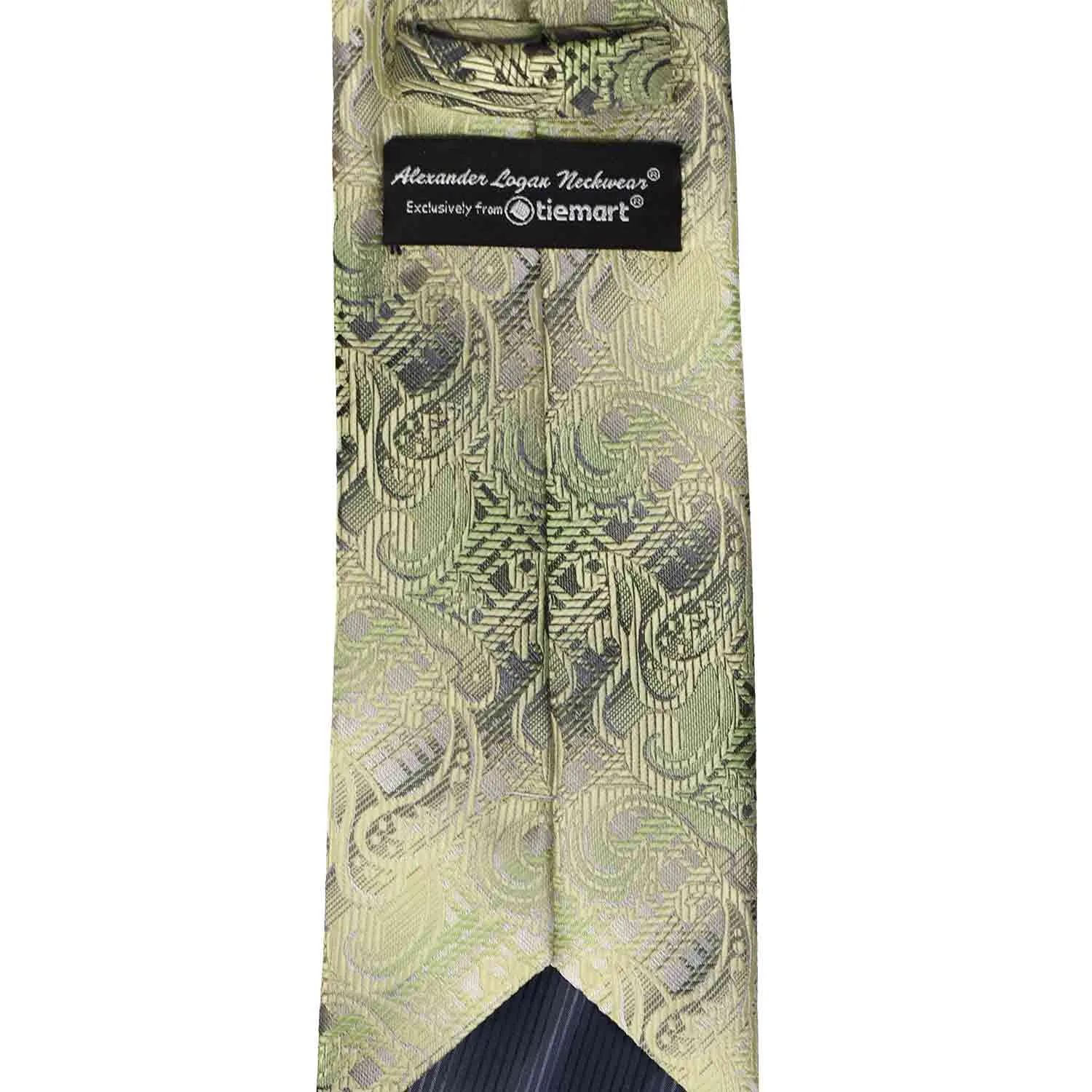 Green Viking Paisley Necktie sold by TieMart product image thumbnail 4