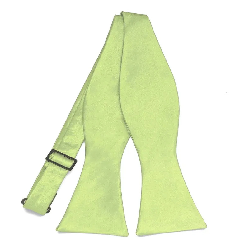 Lime Green Self-Tie Bow Tie sold by TieMart