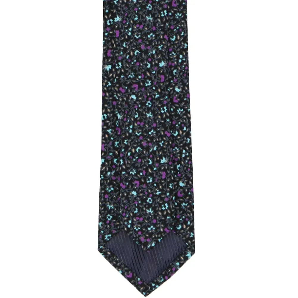 Atascadero Floral Cotton Slim Tie, 2.5" Width sold by TieMart product image thumbnail 3