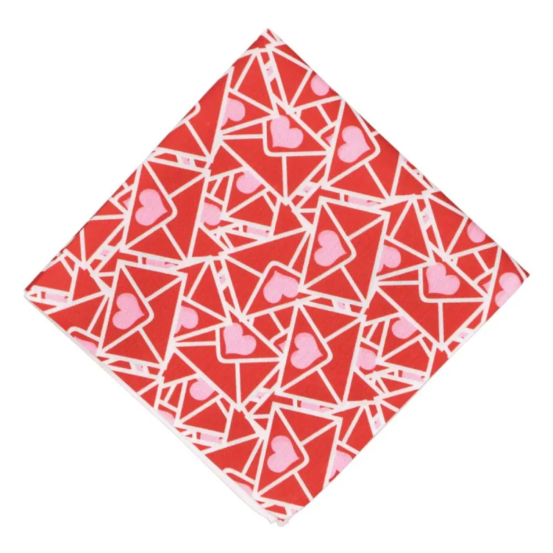 Love Letter Pocket Square sold by TieMart