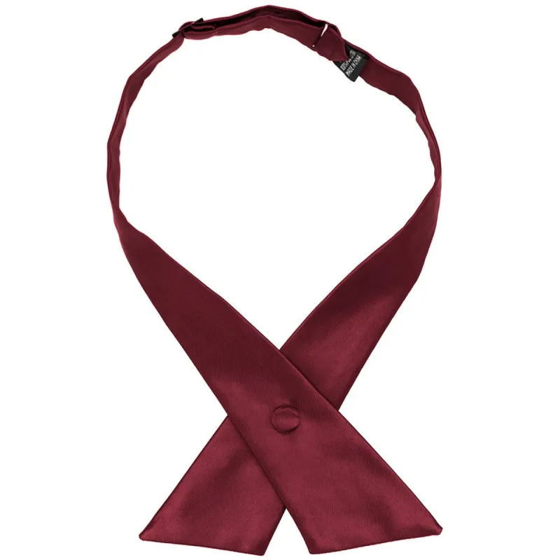 Burgundy Crossover Tie sold by TieMart