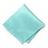 Pool Blue Premium Pocket Square sold by TieMart
