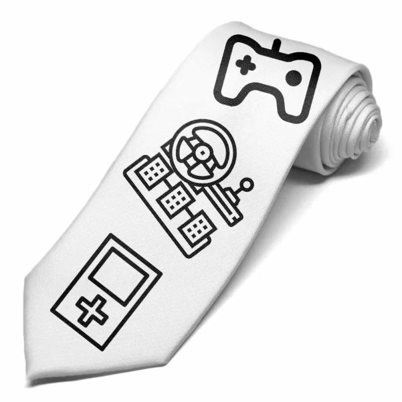 Gamer Coloring Book Necktie sold by TieMart