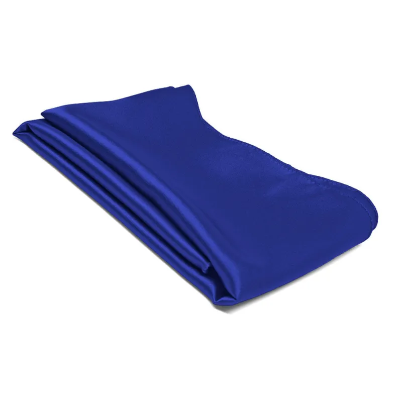 Sapphire Blue Solid Color Scarf sold by TieMart