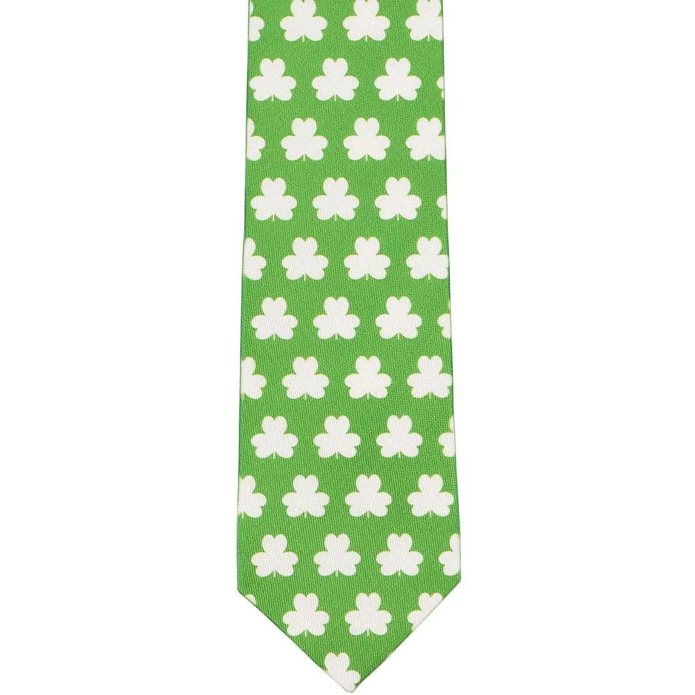 Lucky St. Patrick's Day Slim Necktie, 2.5" Width sold by TieMart product image thumbnail 2