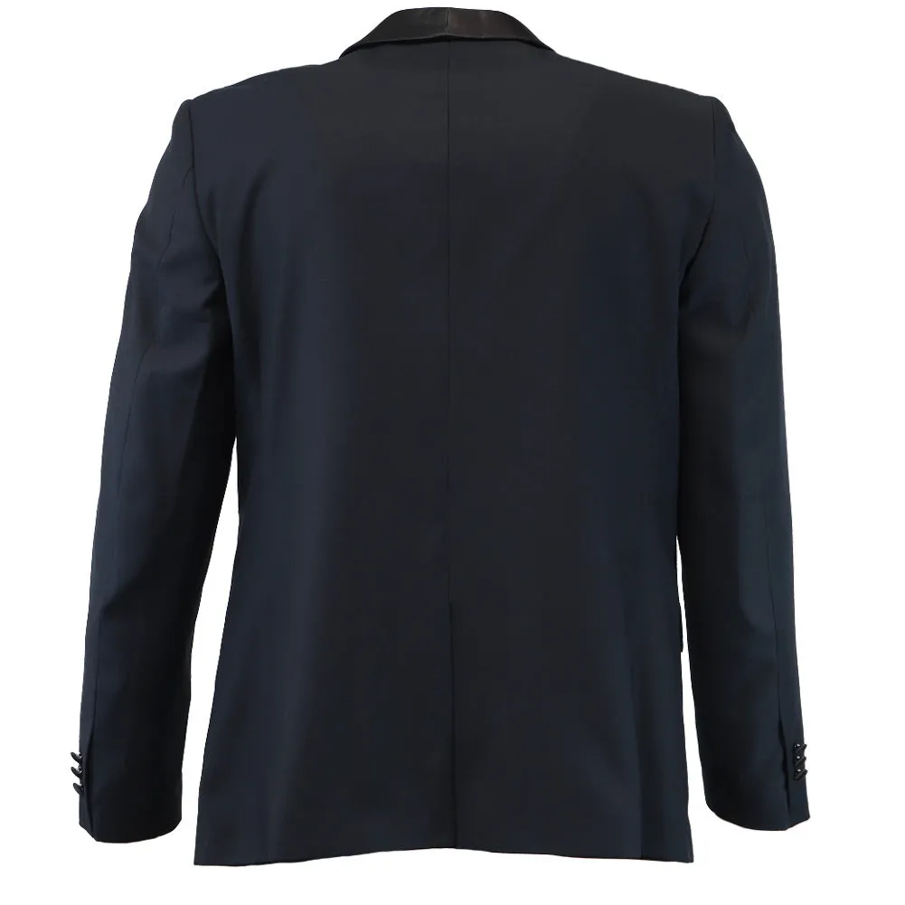 Navy Blue Premium Dinner Jacket sold by TieMart product image thumbnail 3