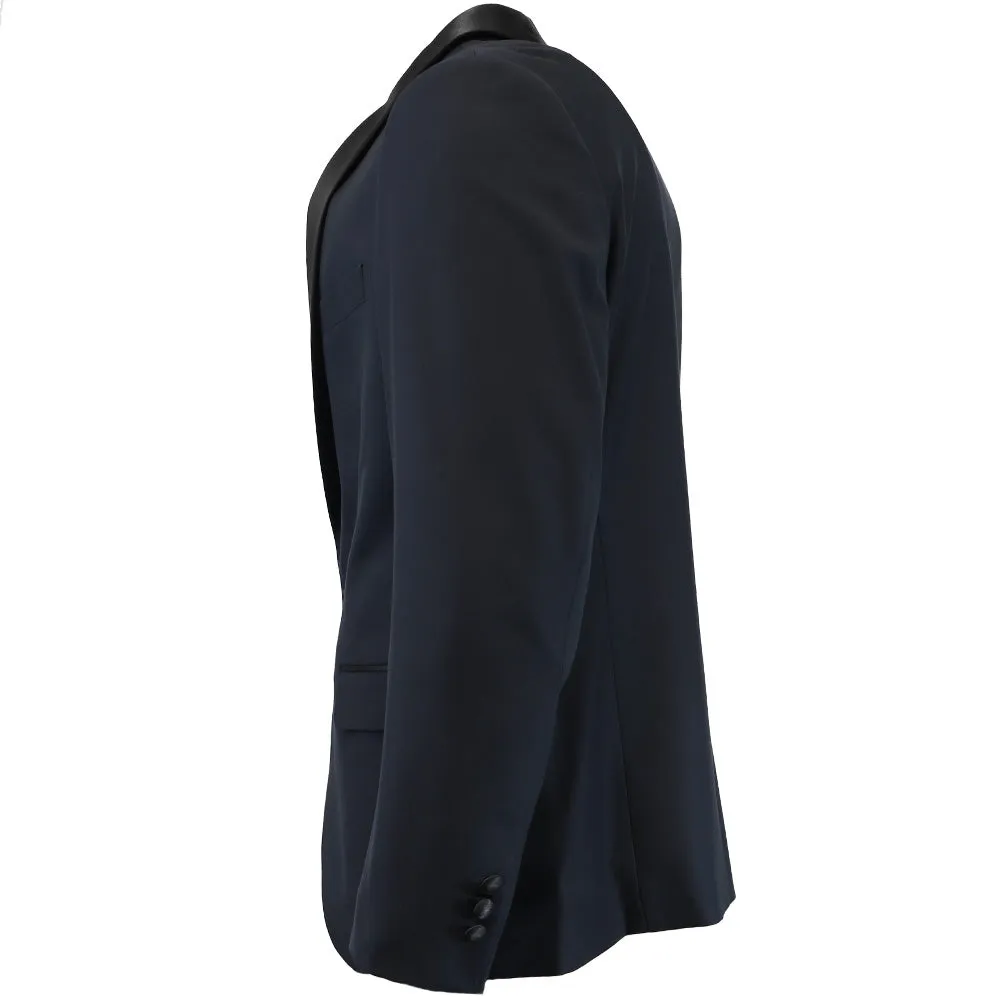 Navy Blue Premium Dinner Jacket sold by TieMart product image thumbnail 2