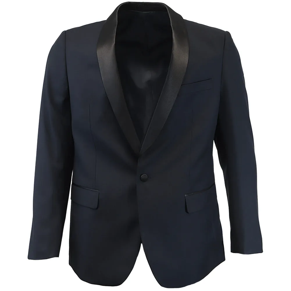 Navy Blue Premium Dinner Jacket sold by TieMart