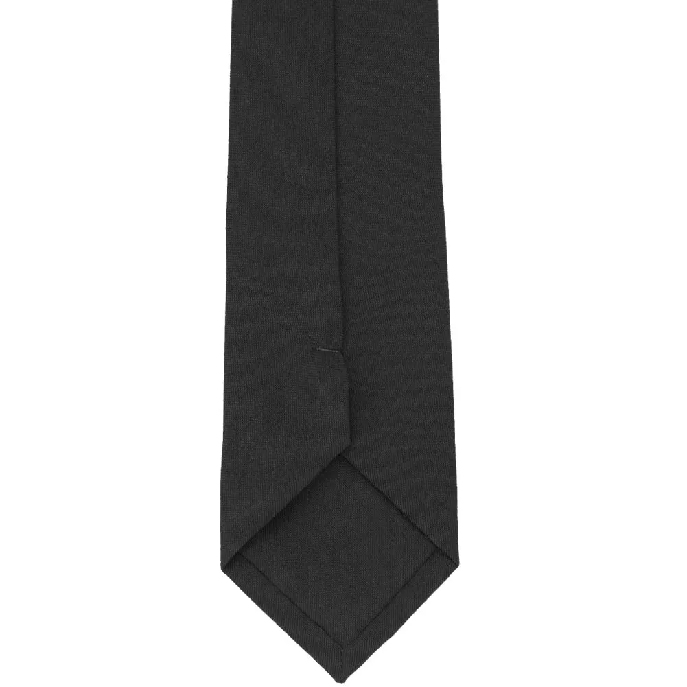 Men's Black Uniform Necktie sold by TieMart product image thumbnail 3