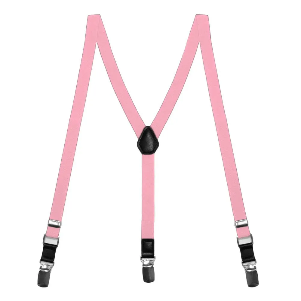 Pink Skinny Suspenders sold by TieMart