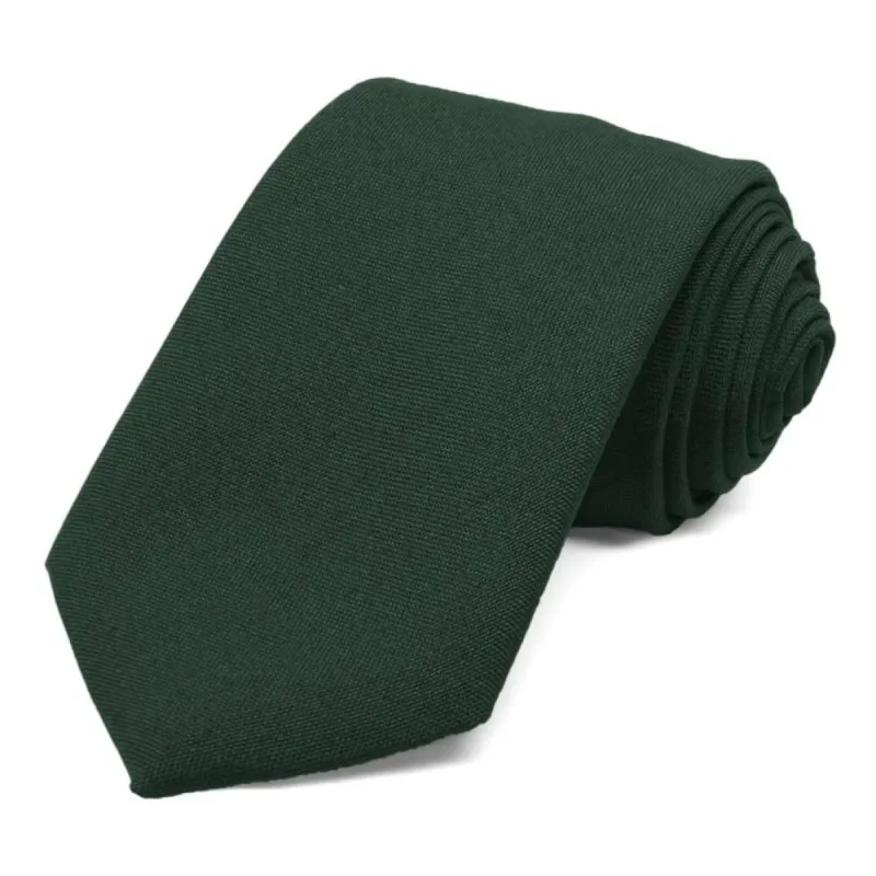 Men's Hunter Green Uniform Necktie sold by TieMart