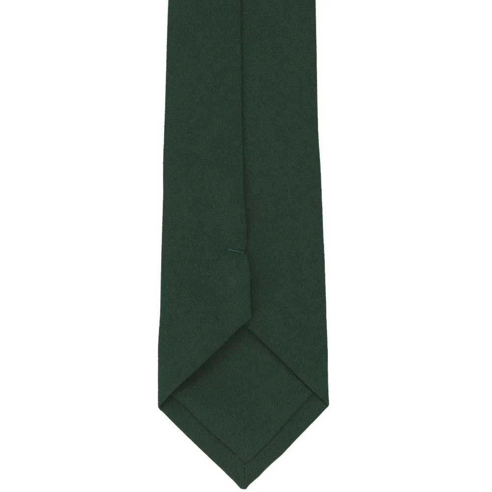 Men's Hunter Green Uniform Necktie sold by TieMart product image thumbnail 3