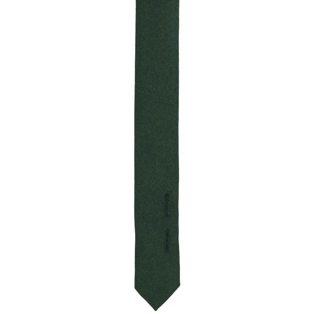 Men's Hunter Green Uniform Necktie sold by TieMart product image thumbnail 4