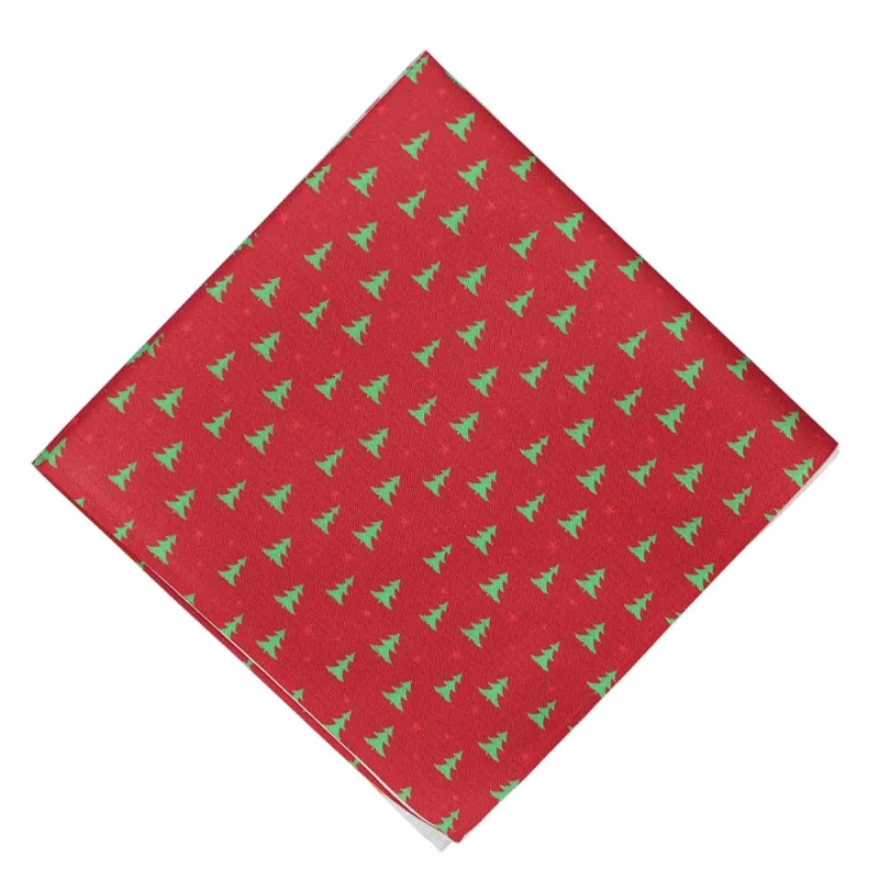 Christmas Tree Pocket Square sold by TieMart