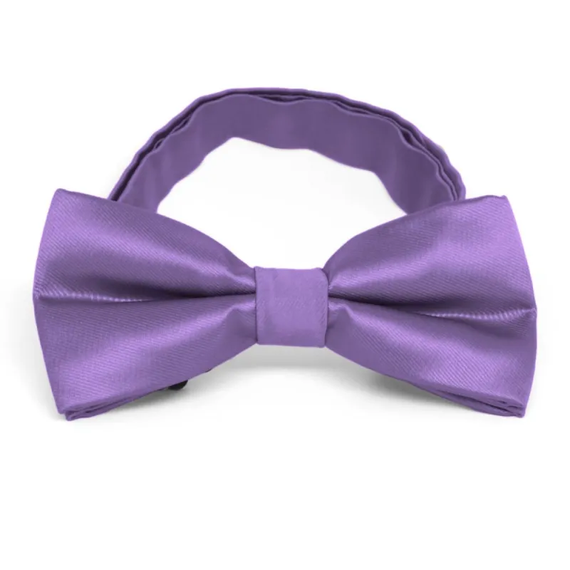 Purple Band Collar Bow Tie sold by TieMart