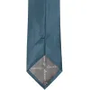 Loch Blue Solid Color Necktie sold by TieMart