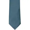 Loch Blue Solid Color Necktie sold by TieMart