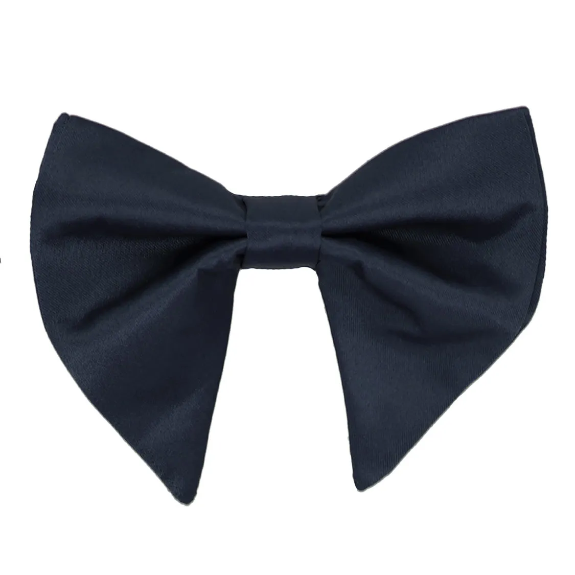 Dark Navy Blue Oversized Teardrop Bow Tie sold by TieMart