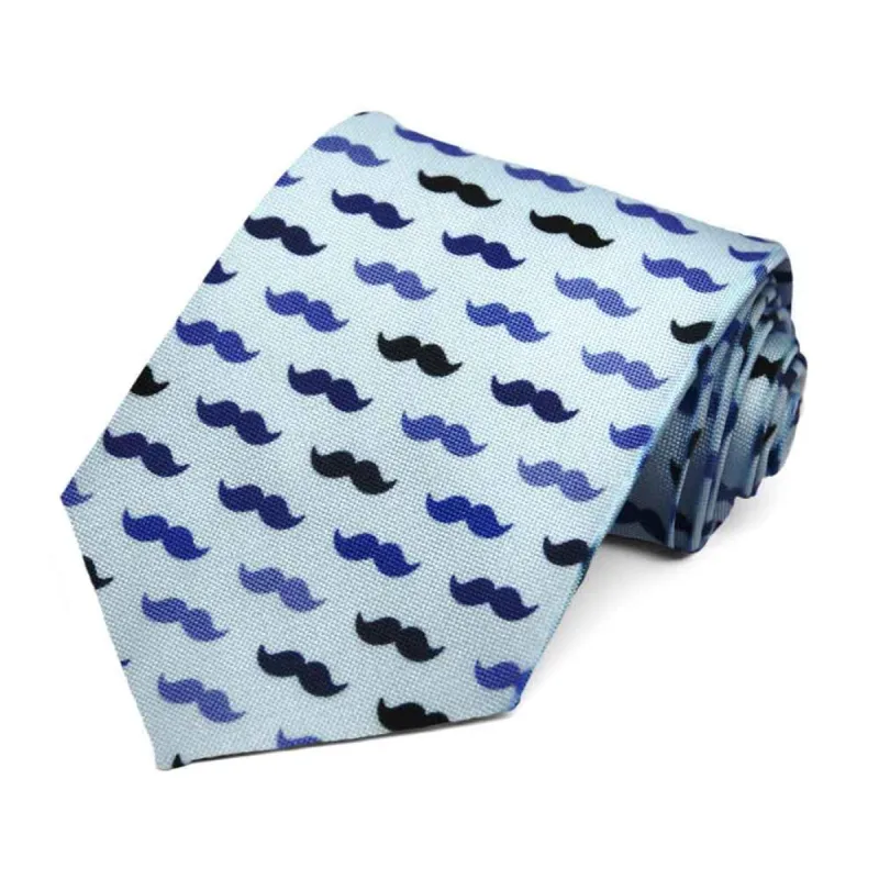 Mustache Necktie sold by TieMart