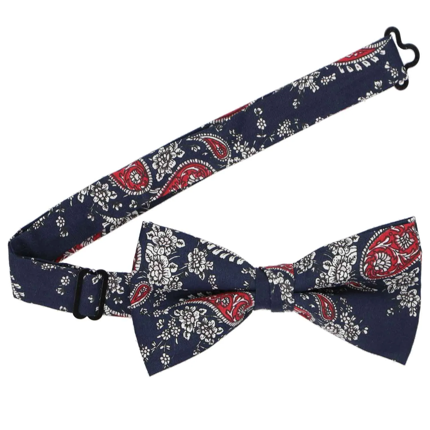 Hayward Paisley Cotton Bow Tie sold by TieMart product image thumbnail 3