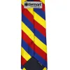Red, Royal Blue and Yellow Striped Tie sold by TieMart
