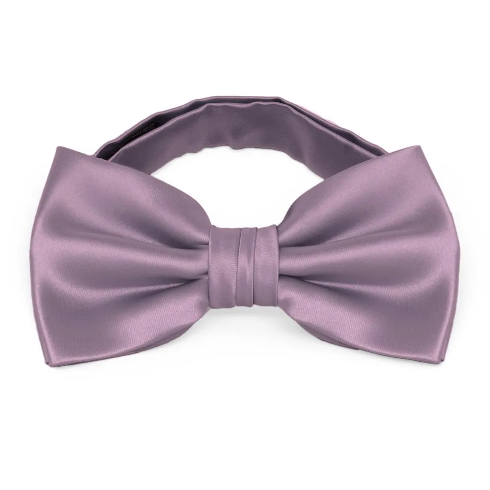 Dusty Lilac Premium Bow Tie sold by TieMart