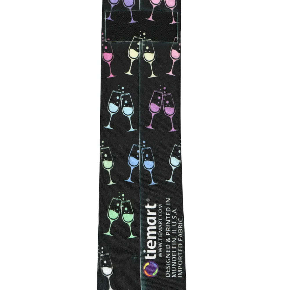 New Year's Slim Necktie, 2.5" Width sold by TieMart product image thumbnail 3