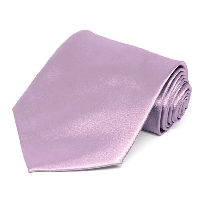 English Lavender Solid Color Necktie sold by TieMart