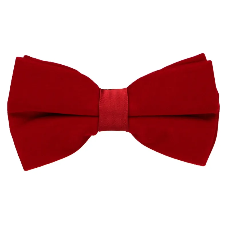 Red Velvet Bow Tie sold by TieMart