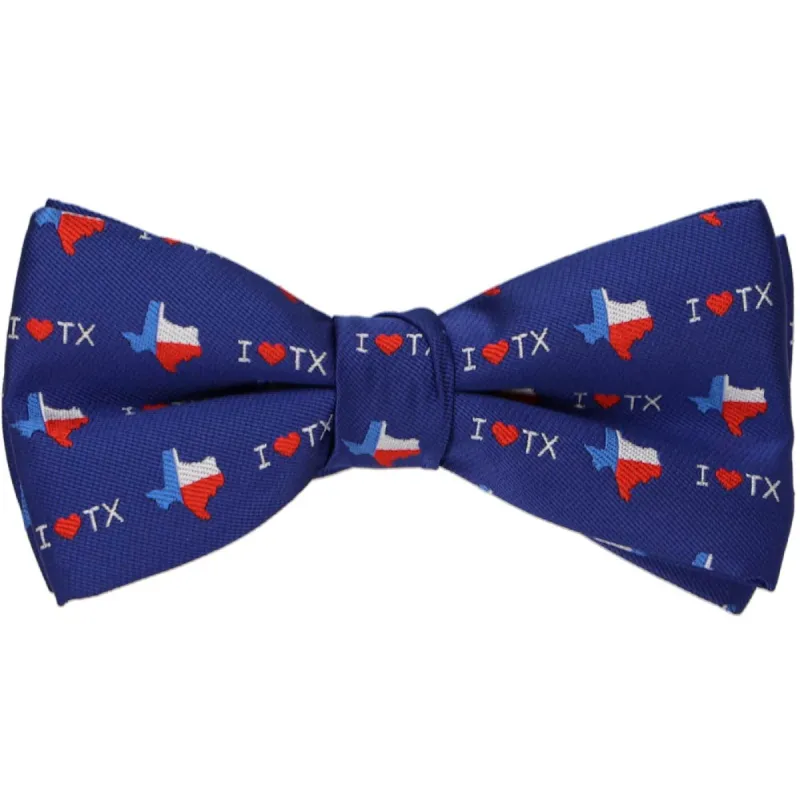 I Love Texas Bow Tie sold by TieMart