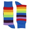 Men's Rainbow Striped Socks sold by TieMart