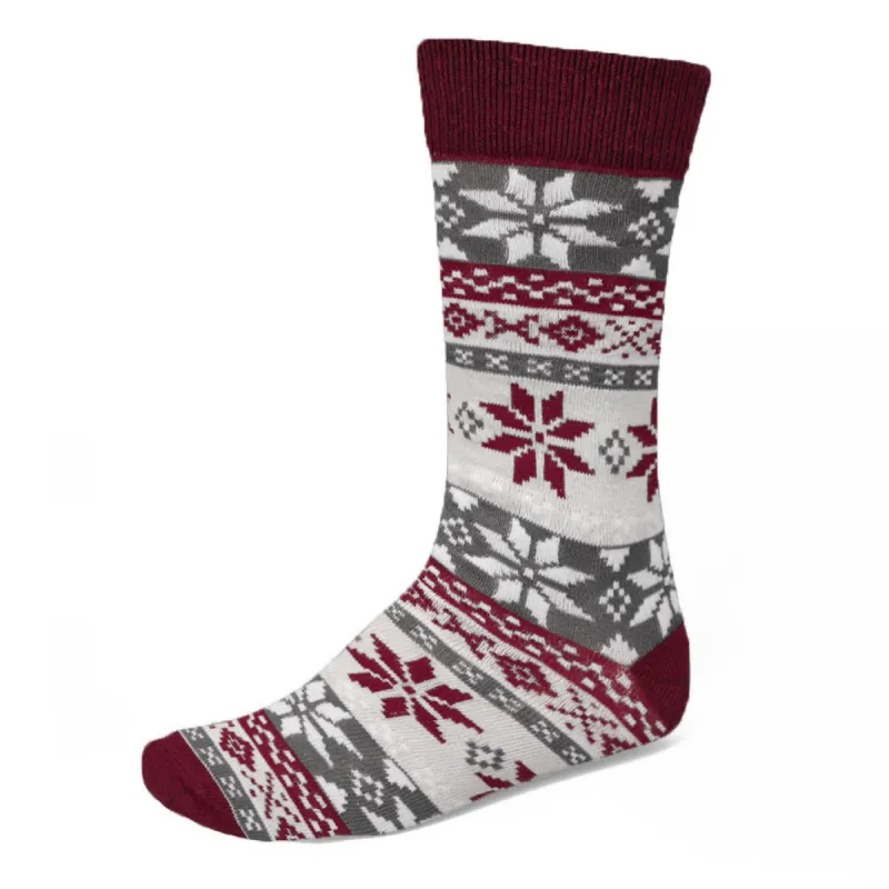 Men's Snowflake Sweater Socks sold by TieMart