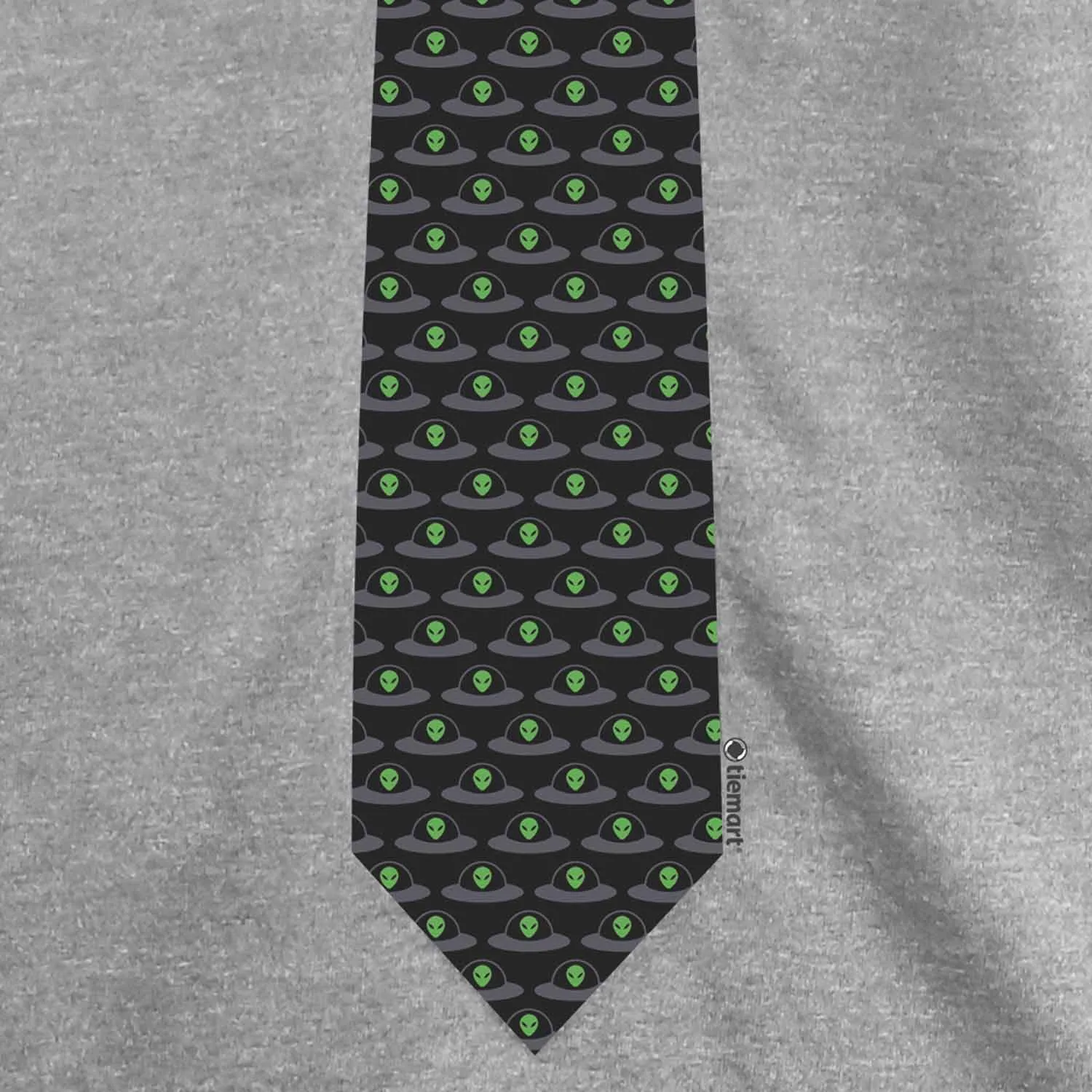 Alien Necktie T-Shirt sold by TieMart product image thumbnail 2