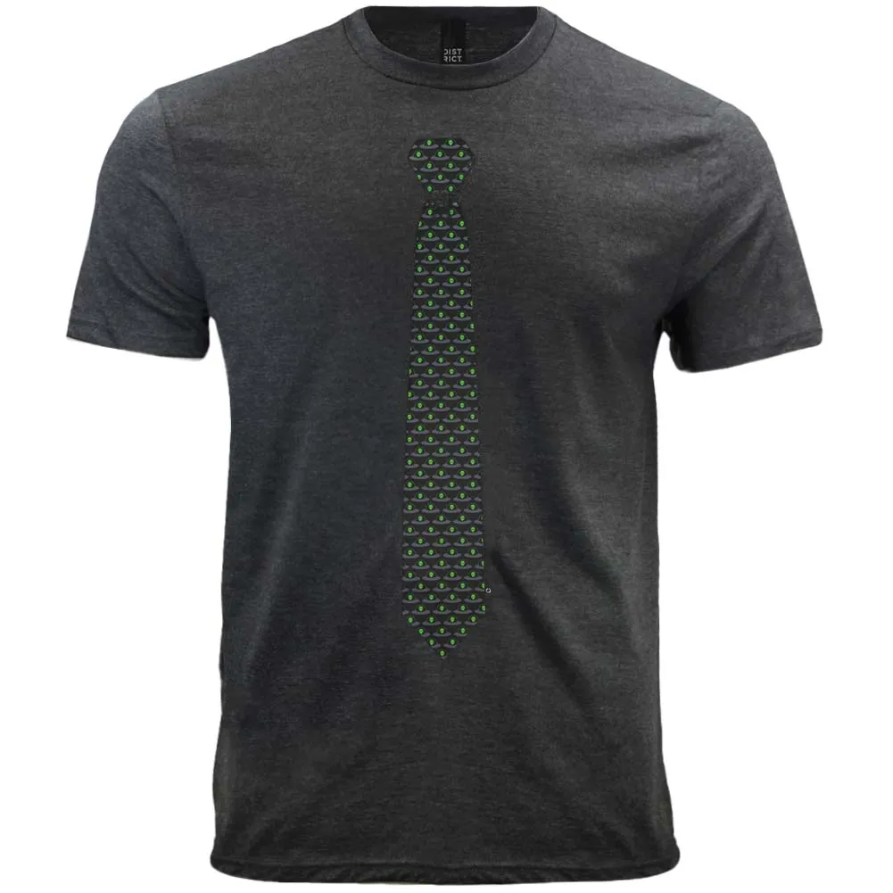 Alien Necktie T-Shirt sold by TieMart product image thumbnail 4