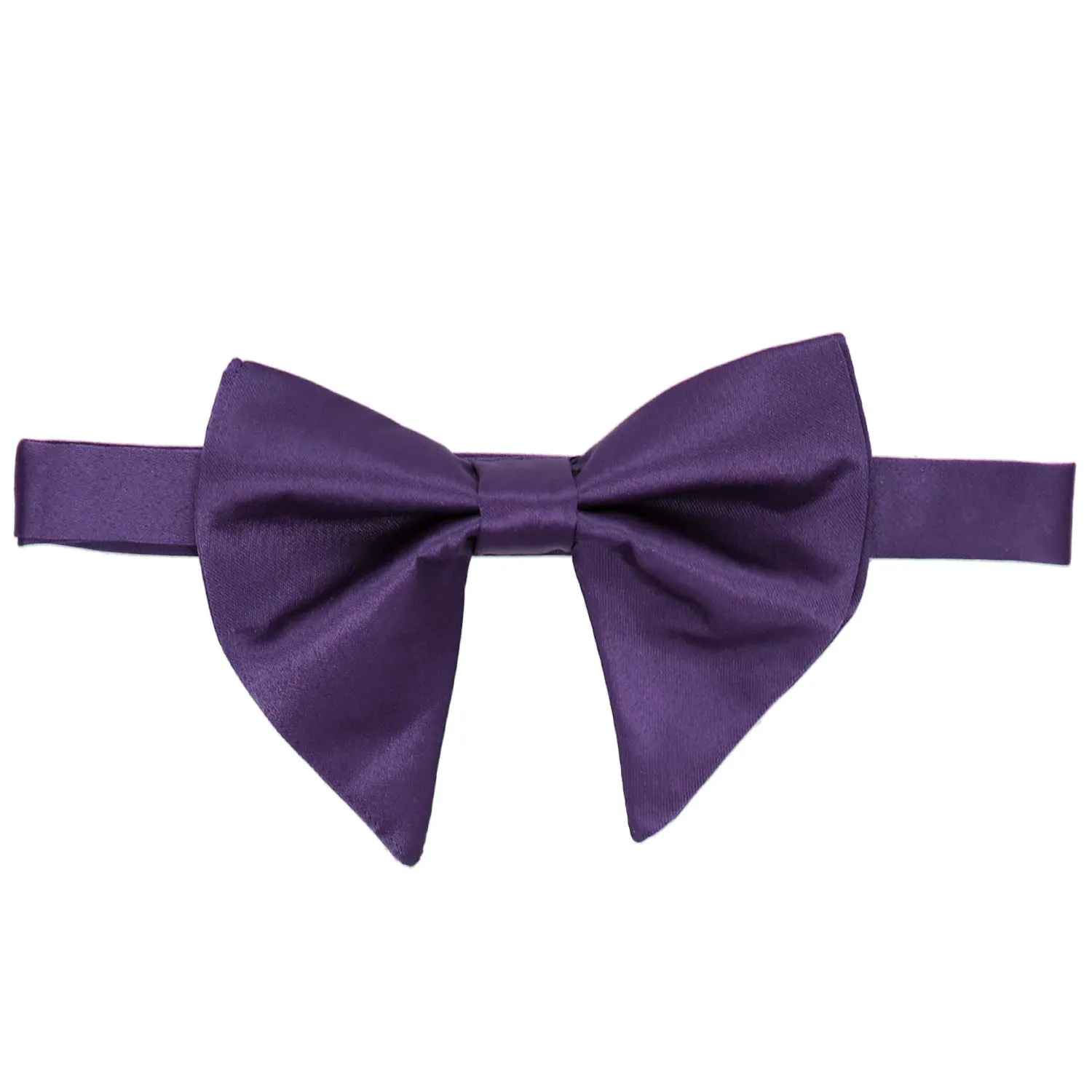 Imperial Purple Oversized Teardrop Bow Tie sold by TieMart product image thumbnail 2