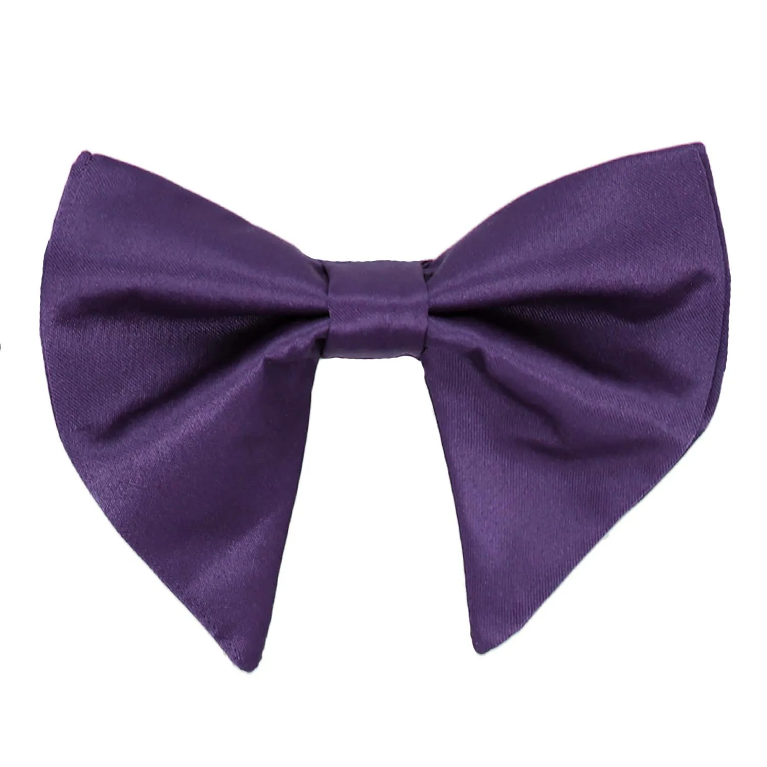 Imperial Purple Oversized Teardrop Bow Tie sold by TieMart