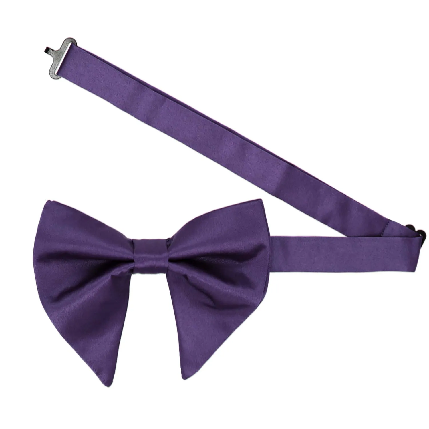 Imperial Purple Oversized Teardrop Bow Tie sold by TieMart product image thumbnail 3