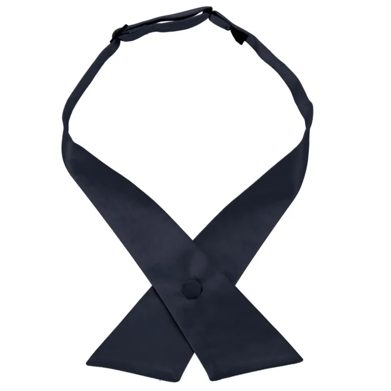 Dark Navy Blue Crossover Tie sold by TieMart