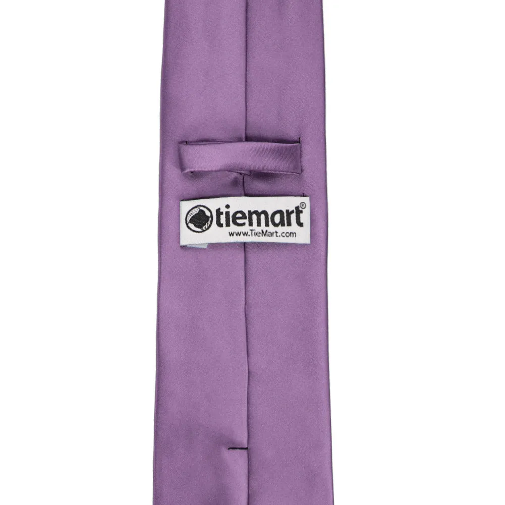 Wisteria Purple Premium Clip-On Tie sold by TieMart product image thumbnail 3
