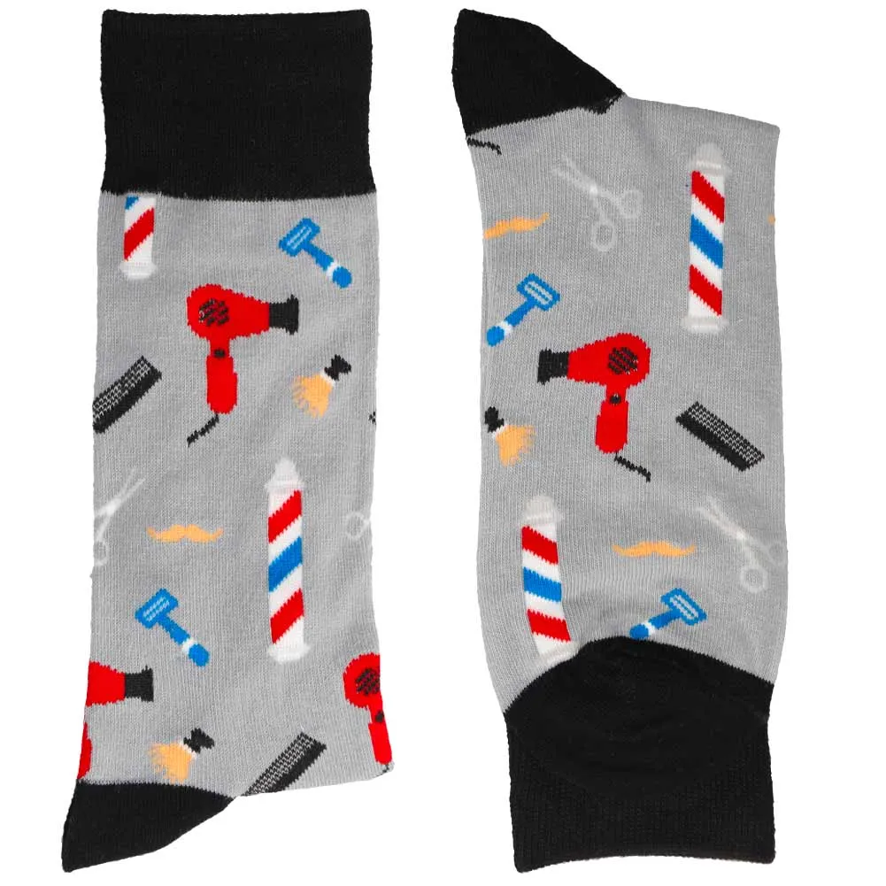 Men's Barbershop Socks sold by TieMart product image thumbnail 2
