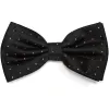 Black and Red Danbury Grid Bow Tie sold by TieMart