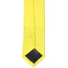 Yellow Premium Slim Necktie, 2.5" Width sold by TieMart