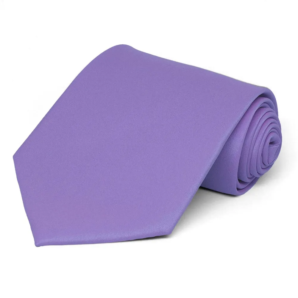 Light Purple Solid Color Necktie sold by TieMart