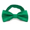 Kelly Green Band Collar Bow Tie sold by TieMart
