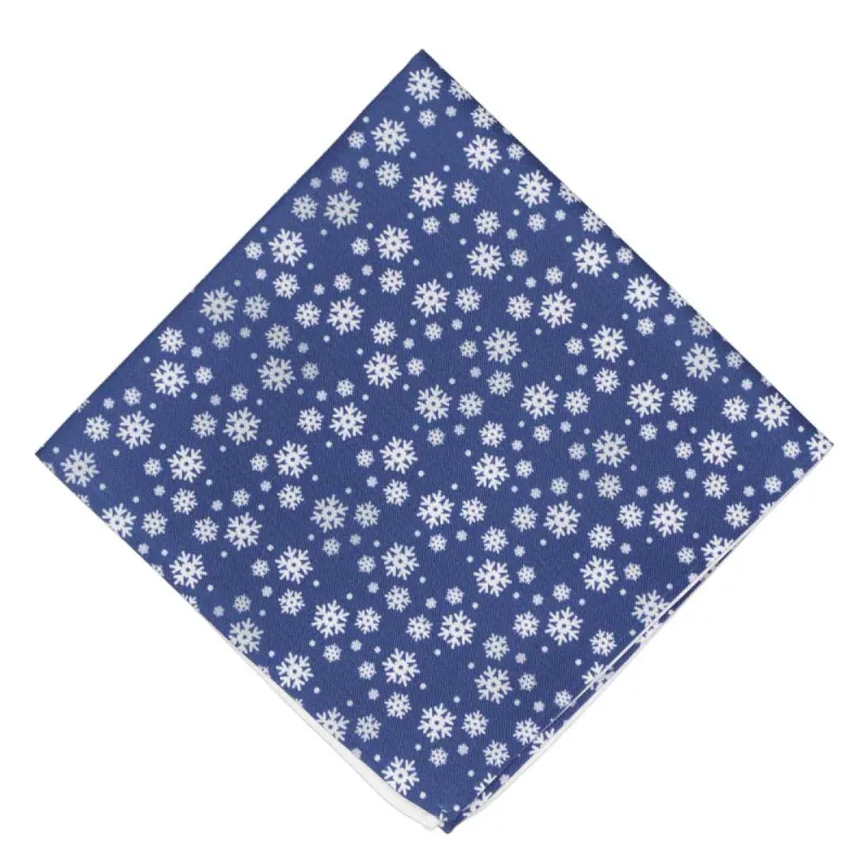 Snowflake Pocket Square sold by TieMart