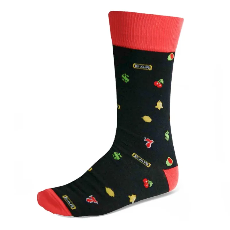 Men's Slot Machine Socks sold by TieMart