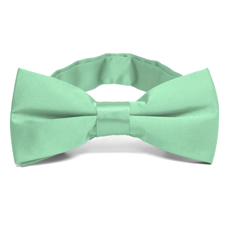 Seafoam Band Collar Bow Tie sold by TieMart